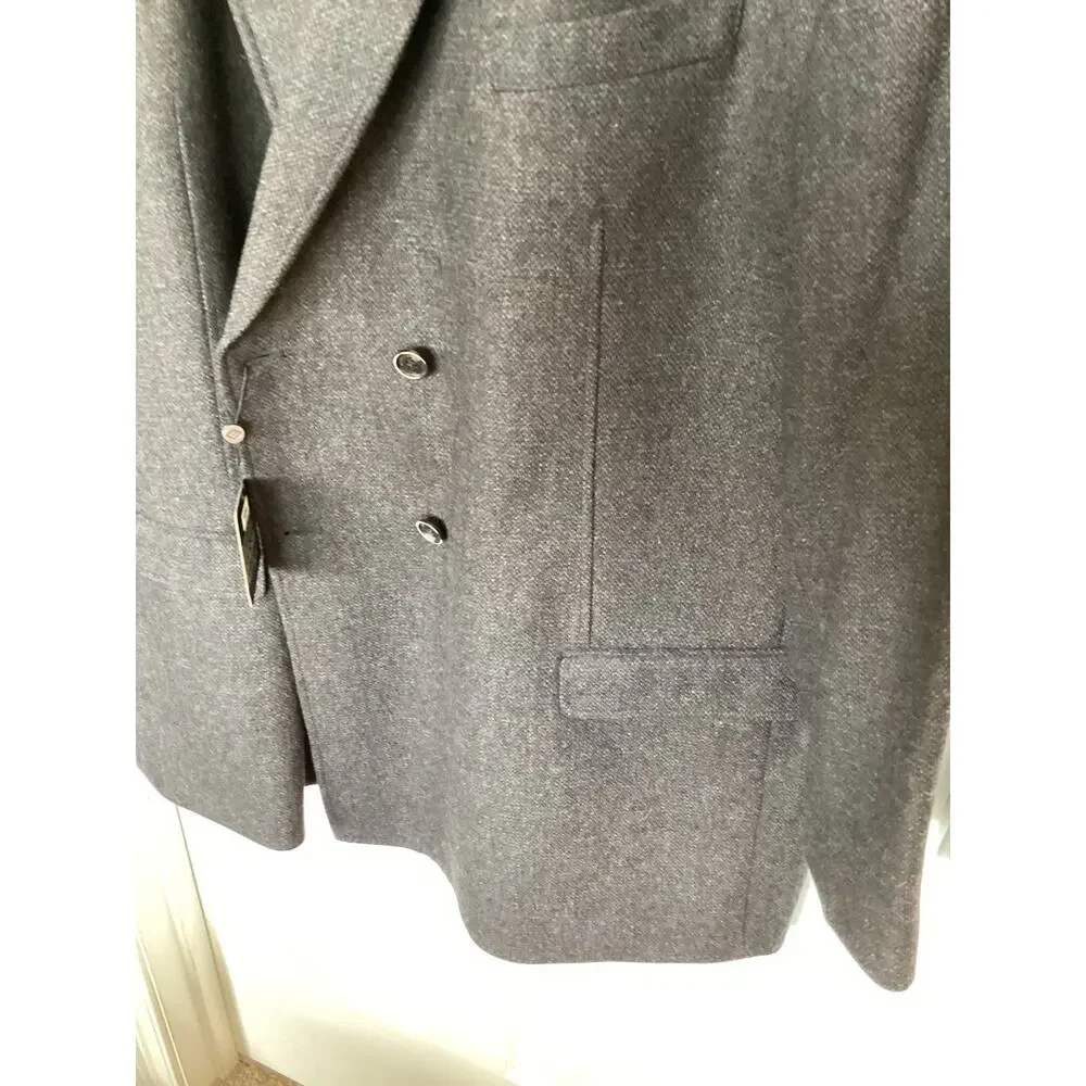 NWT Joseph Abboud Men's Classic Fit Elbow Patch Blazer Sport Coat Brown‎ Size 2X
